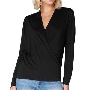 NWOT Long Sleeve Surplice Top